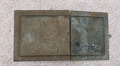 Alte ofenplatte klappbar - alte,