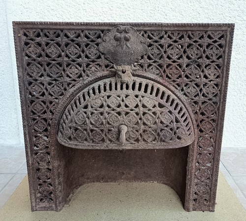 Antik pfanne aus gusseisen - pfanne,