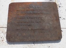 alte Ofenplatte Feuer Herd