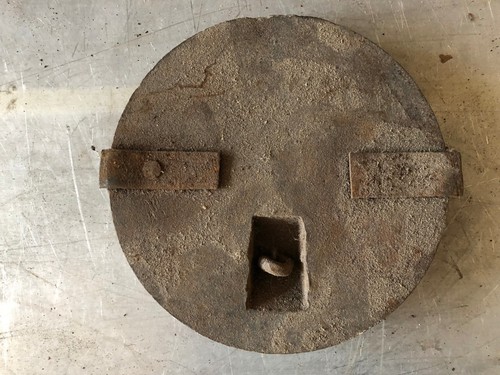 Antike gusseiserne ofenplatte - antike,