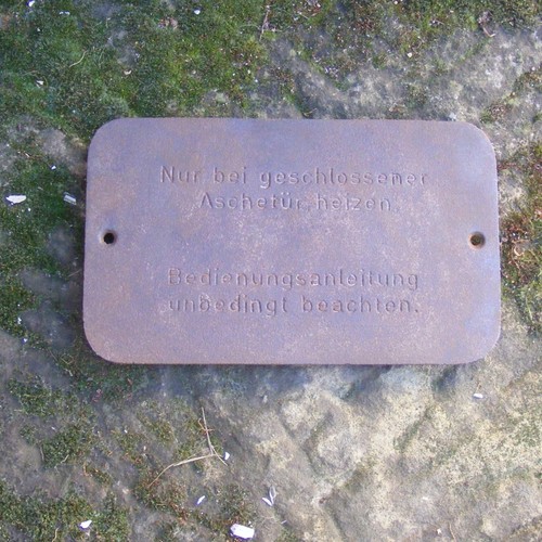 Alte ofenplatte herdplatte - ofenplatte,